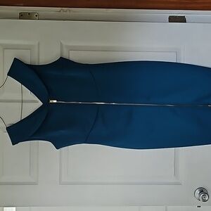 Teal sheath dress size 12